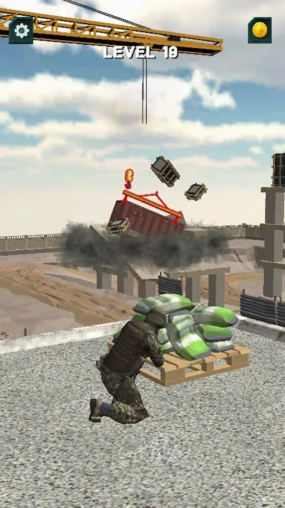 Screenshot of the Sniper Attack 3D app