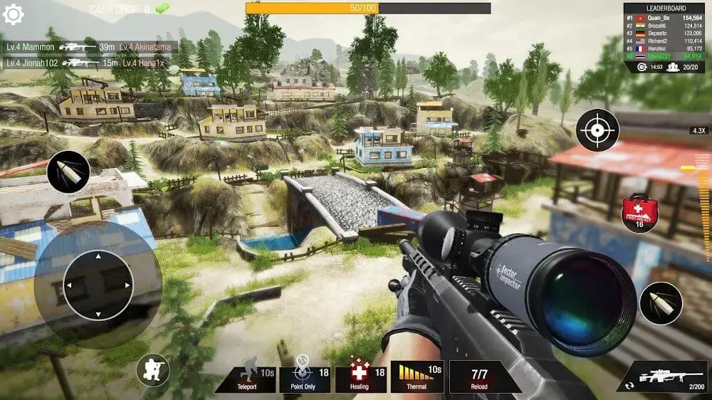 Screenshot of the Sniper Warrior game