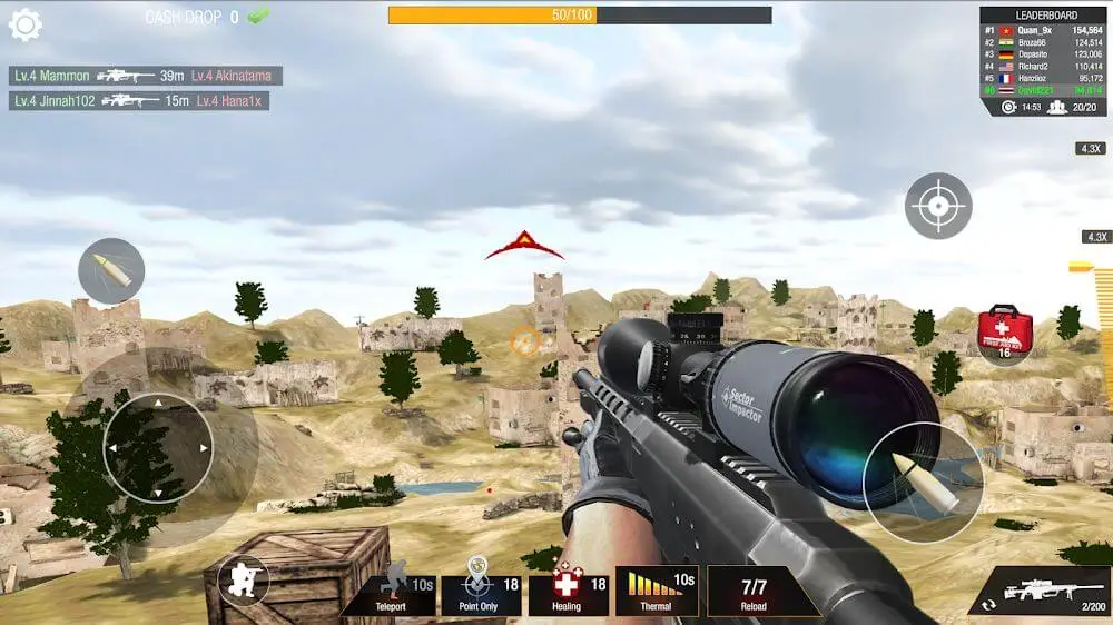 Screenshot of the Sniper Warrior game