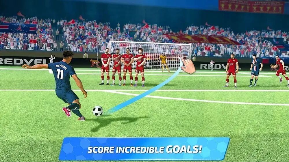 Screenshot of the Soccer Star 2021 Football Cards game