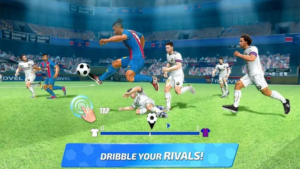 Screenshot of the Soccer Star 2021 Football Cards game