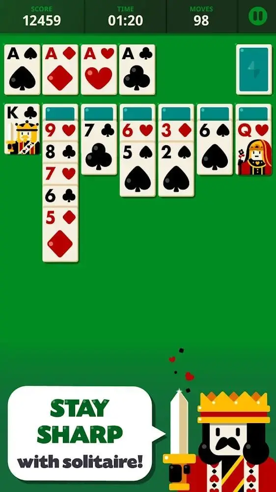 Screenshot of the Solitaire: Decked Out app
