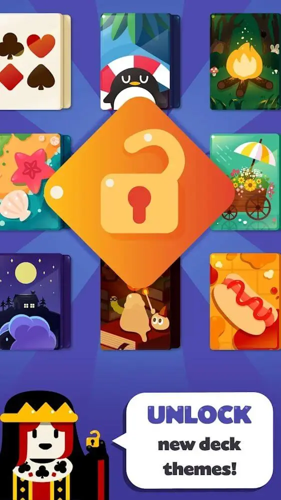 Screenshot of the Solitaire: Decked Out app