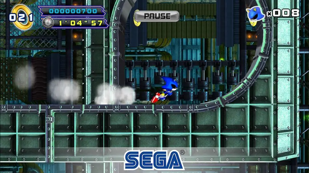 Screenshot of the Sonic The Hedgehog 4 Ep. II game