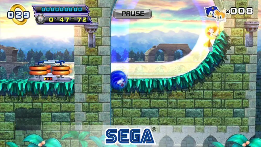 Screenshot of the Sonic The Hedgehog 4 Ep. II game