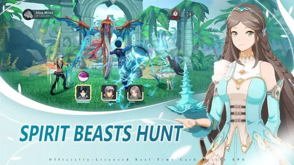 Screenshot of the Soul Land game