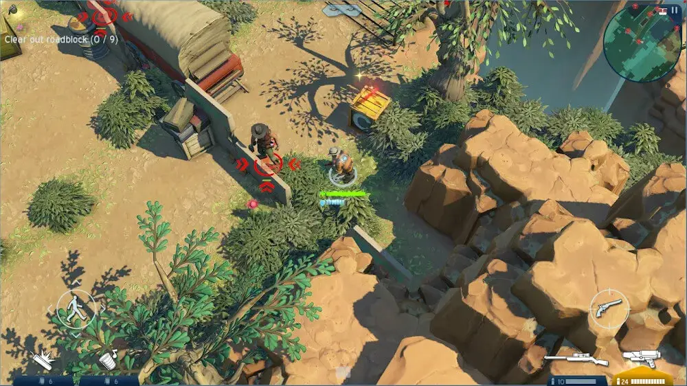 Screenshot of the Space Marshals 3 game
