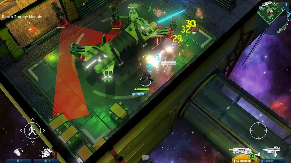 Screenshot of the Space Marshals 3 game