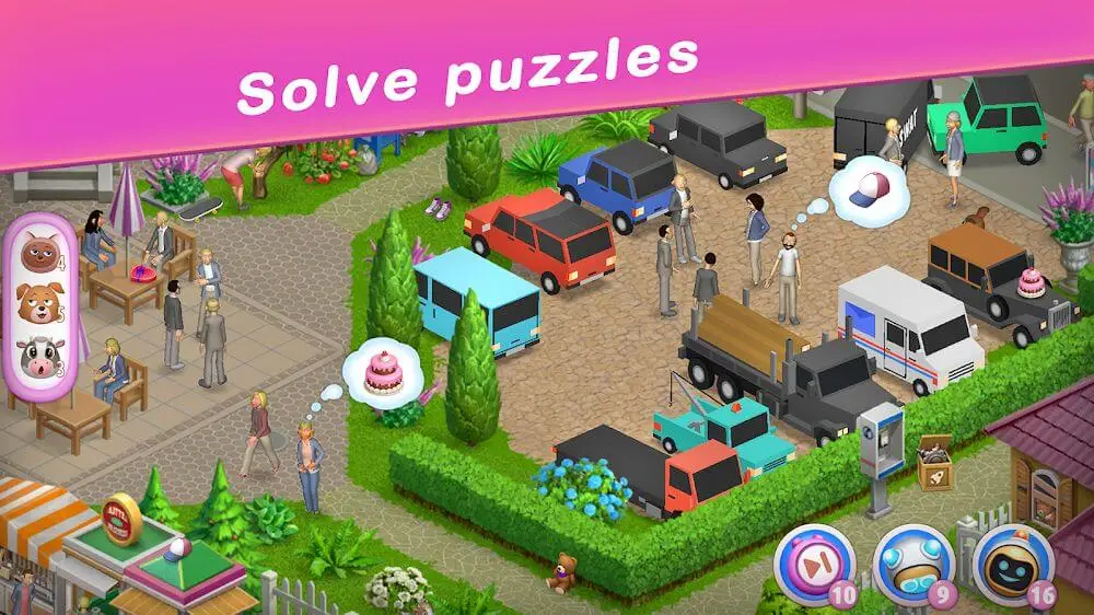 Screenshot of the Space Pets game