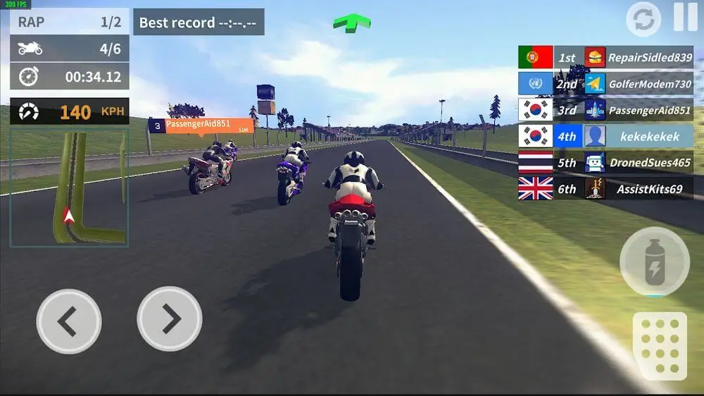 Screenshot of the Speed Racer game