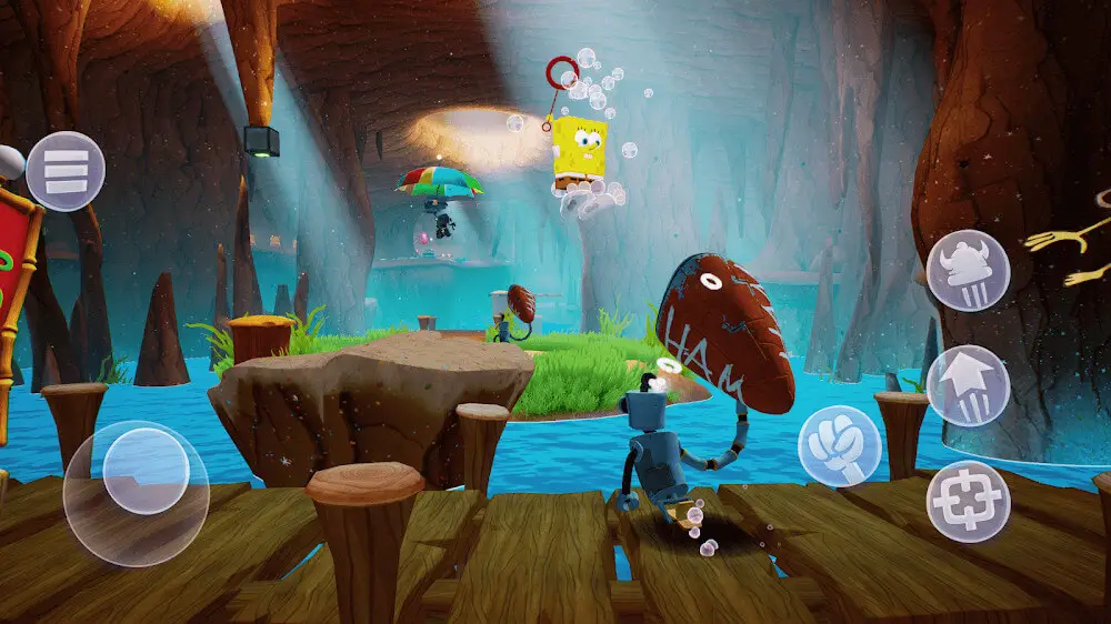 Screenshot of the SpongeBob SquarePants BfBB game
