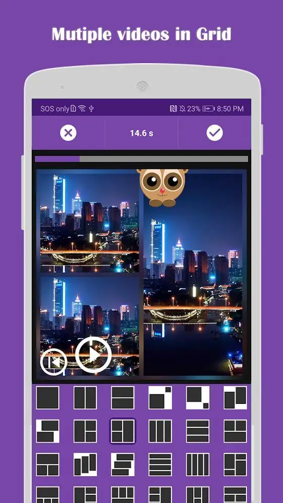 Screenshot of the Square Video app