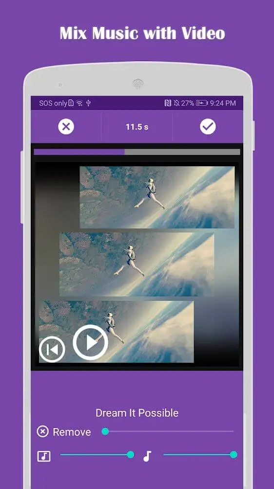 Screenshot of the Square Video app