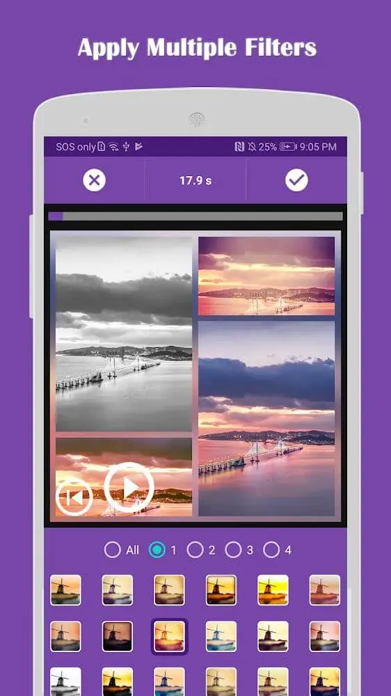 Screenshot of the Square Video app