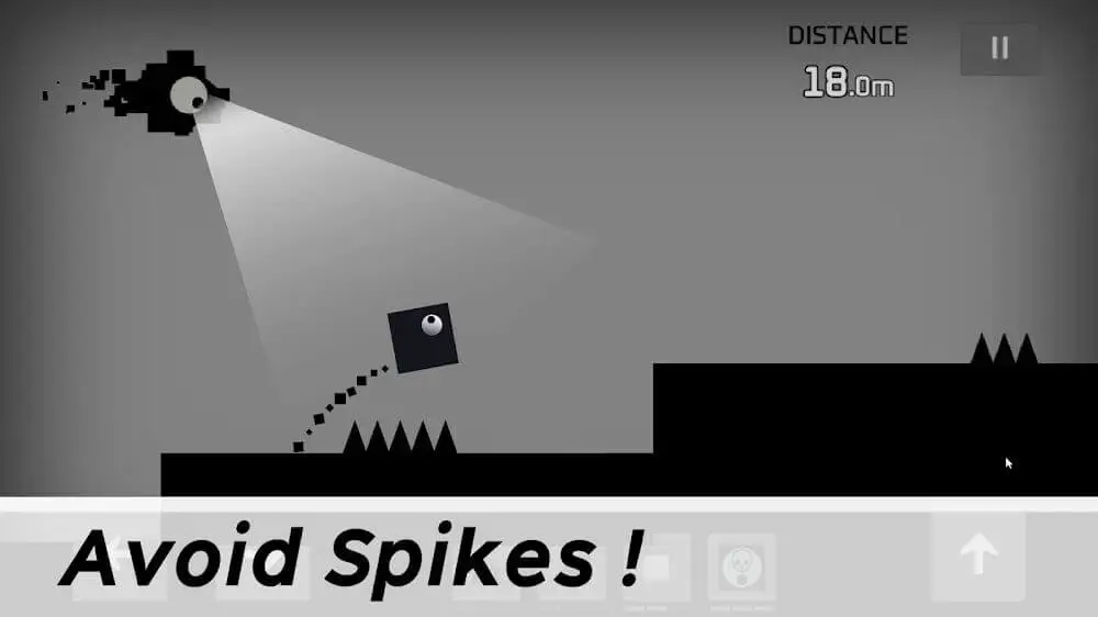 Screenshot of the Sqube Darkness game
