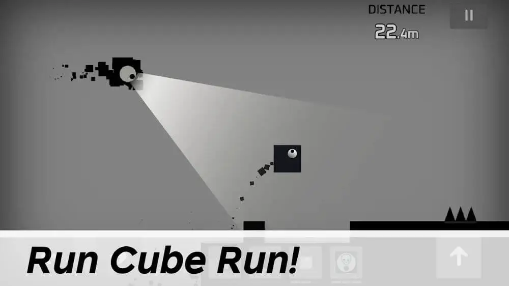 Screenshot of the Sqube Darkness game