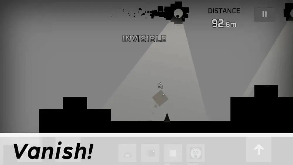 Screenshot of the Sqube Darkness game