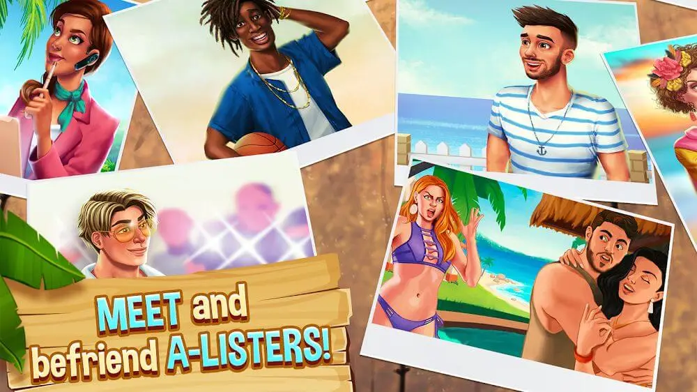 Screenshot of the Starside - Celebrity and Drama game