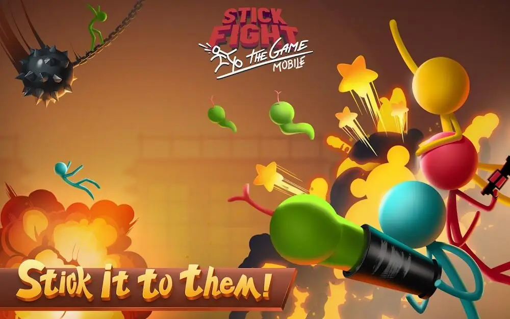 Screenshot of the Stick Fight: The Game Mobile game