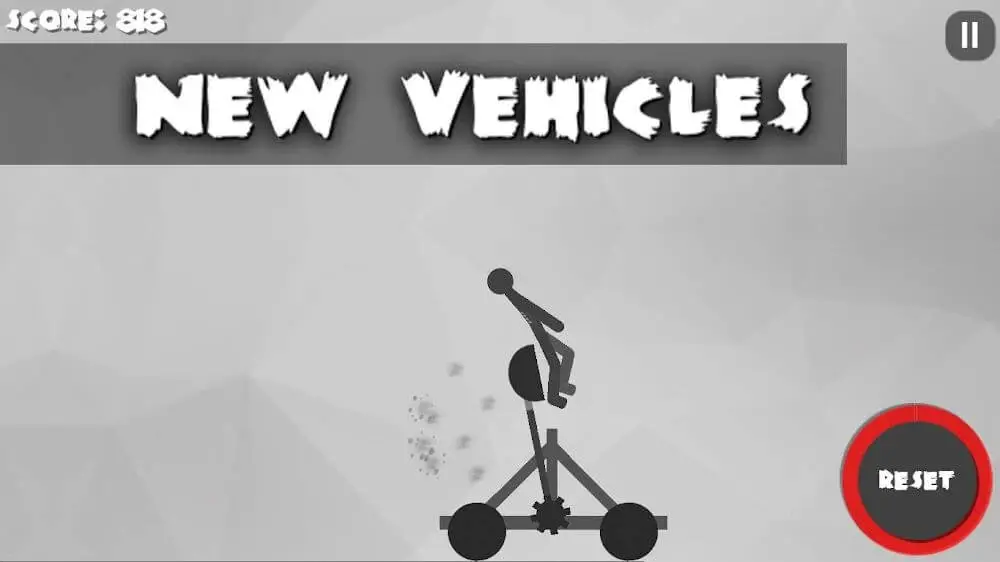 Screenshot of the Stickman Destruction 3 Heroes game