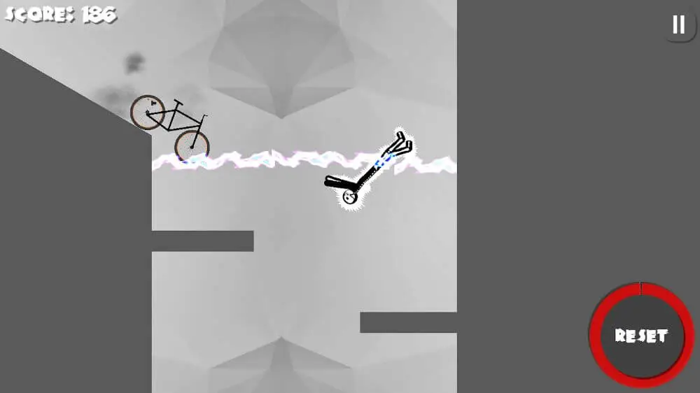 Screenshot of the Stickman Destruction 3 Heroes game