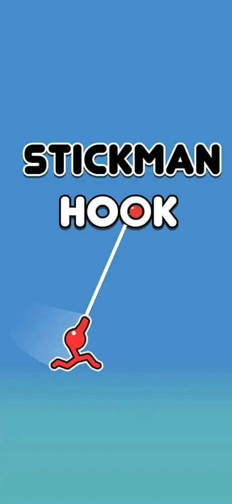 Screenshot of the Stickman Hook app