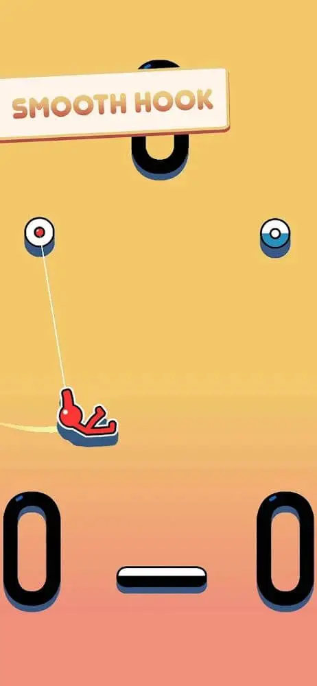 Screenshot of the Stickman Hook app