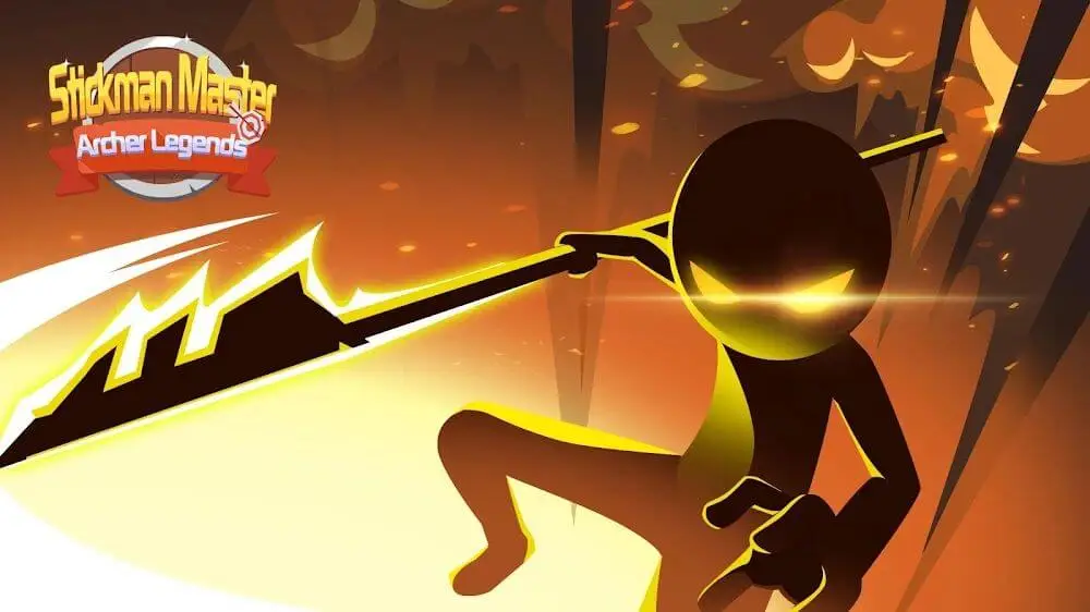 Screenshot of the Stickman Master: Archer Legend game