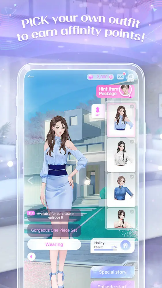 Screenshot of the Storypick app