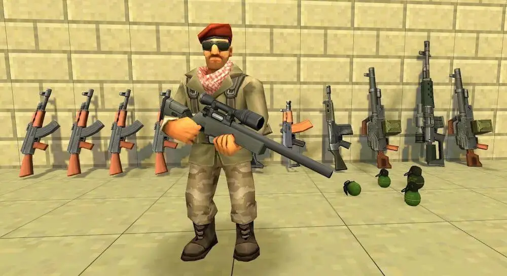 Screenshot of the StrikeBox game