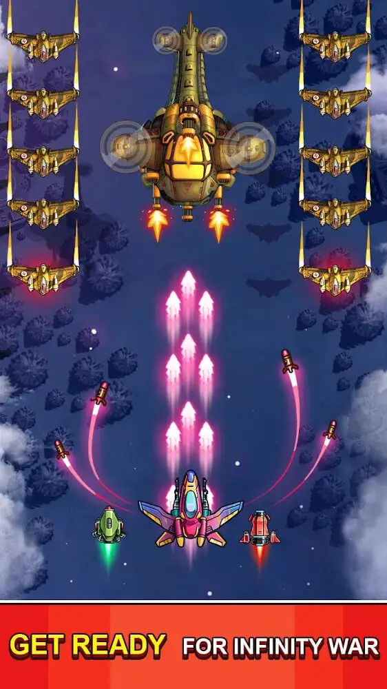 Screenshot of the Strike Force app