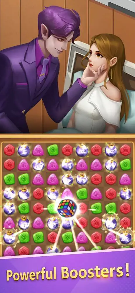 Screenshot of the SuperNatural Diaries: Match 3 app