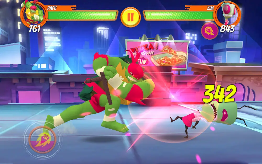 Screenshot of the Super Brawl Universe game