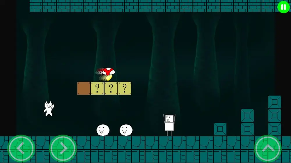 Screenshot of the Super Cat World: Syobon Action HD game
