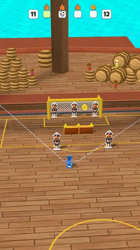 Screenshot of the Super Goal - Soccer Stickman app