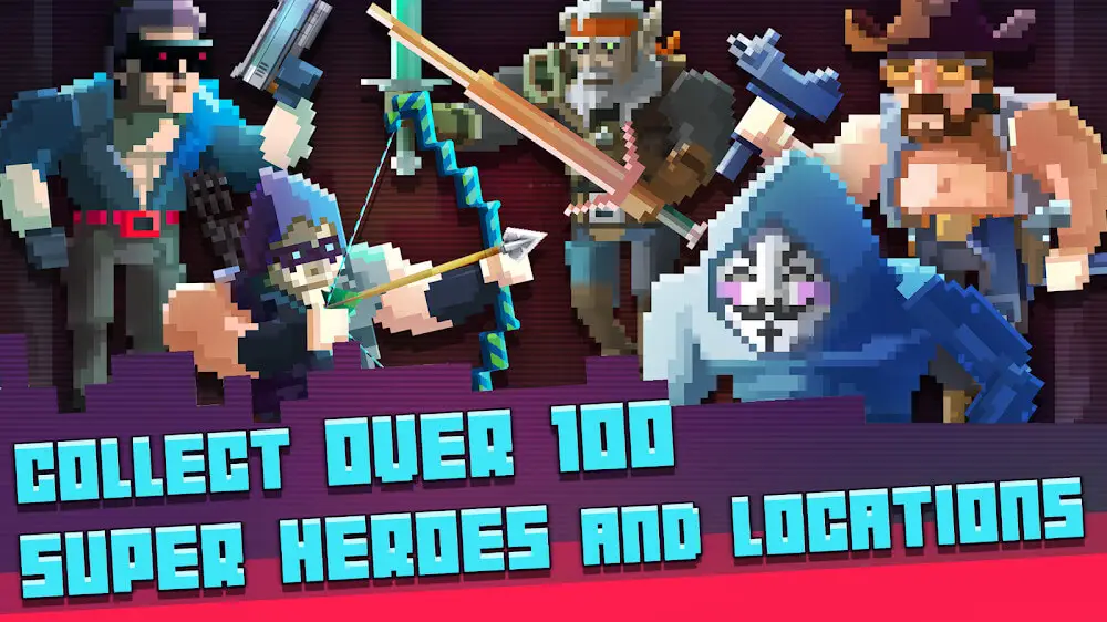 Screenshot of the Super Hero Fight Club game