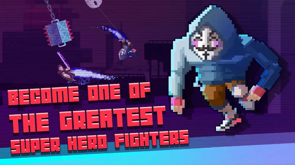 Screenshot of the Super Hero Fight Club game