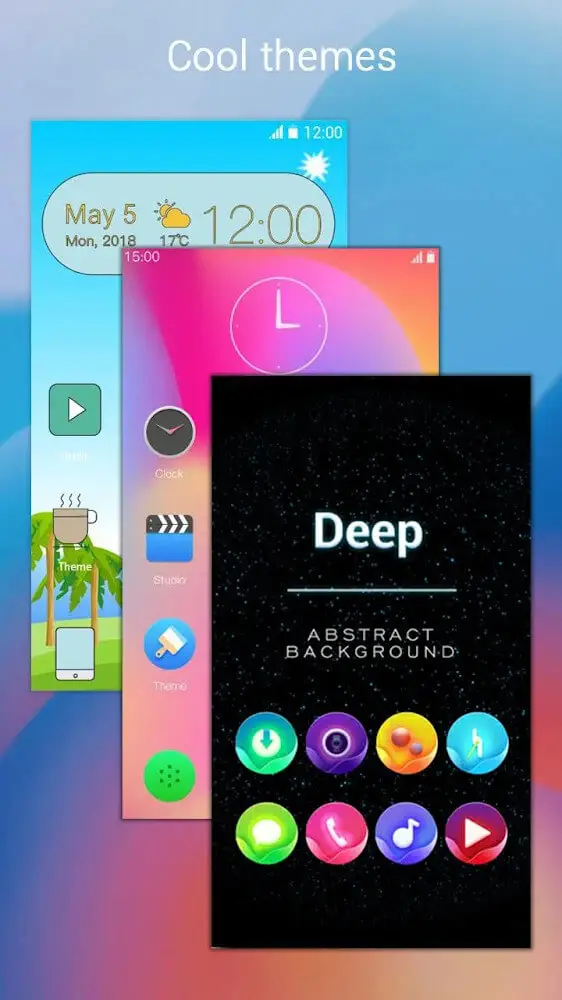 Screenshot of the Super P Launcher app