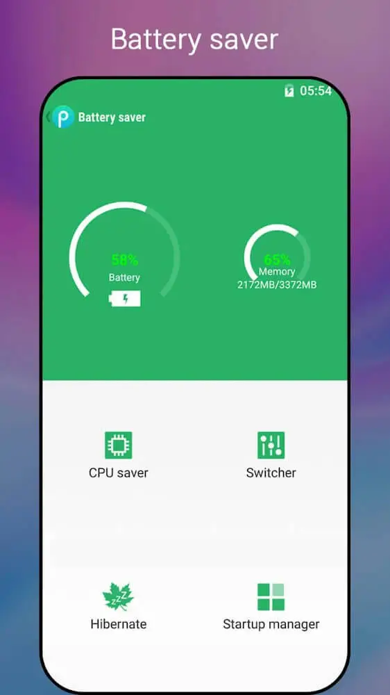 Screenshot of the Super P Launcher app