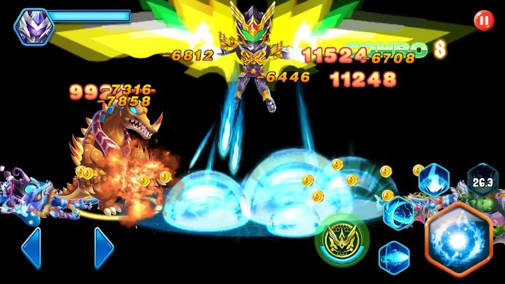 Screenshot of the Superhero Armor game
