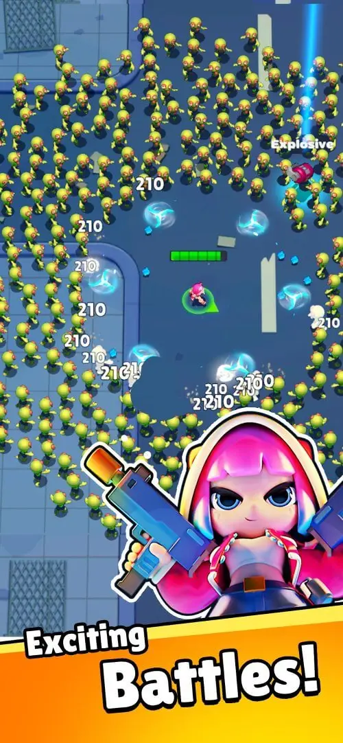 Screenshot of the Survive Hero app