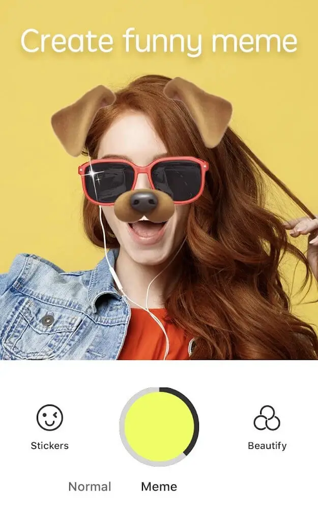 Screenshot of the Sweet Camera Lite app