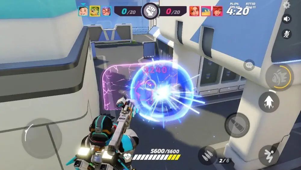 Screenshot of the T3 Arena game
