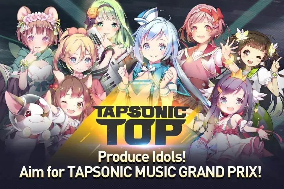 Screenshot of the TAPSONIC TOP game