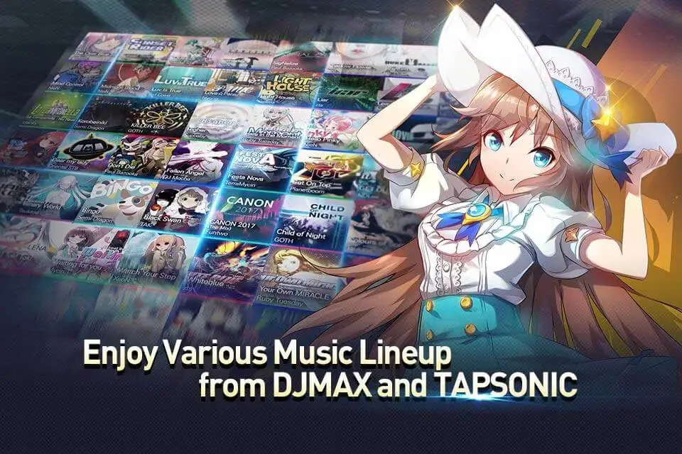 Screenshot of the TAPSONIC TOP game
