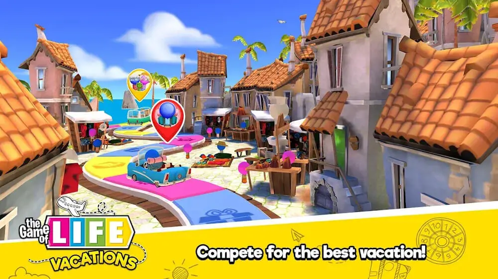 Screenshot of the THE GAME OF LIFE Vacations game