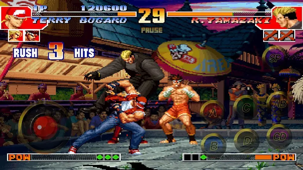 Screenshot of the THE KING OF FIGHTERS ’97 game