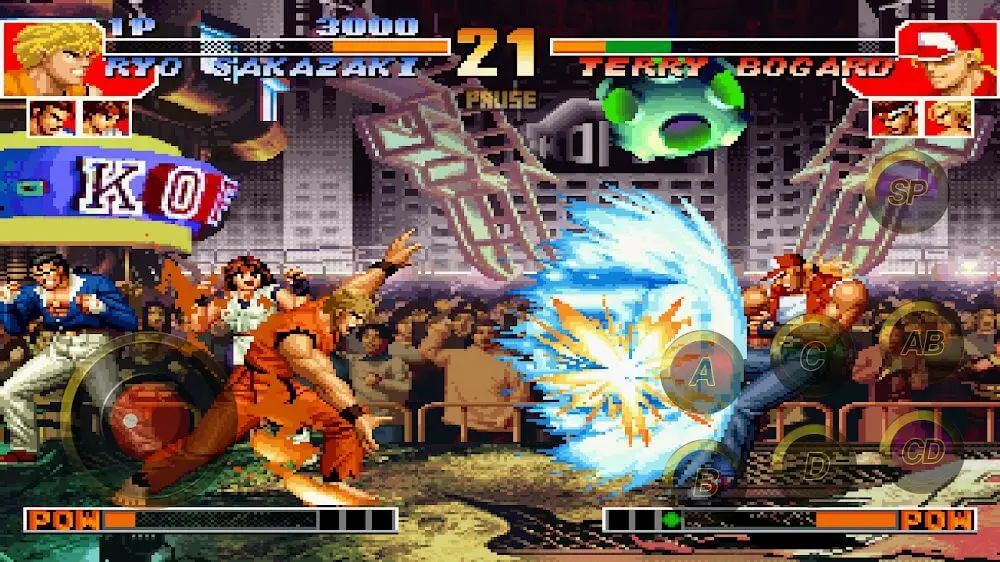 Screenshot of the THE KING OF FIGHTERS ’97 game