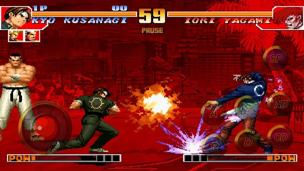 Screenshot of the THE KING OF FIGHTERS ’97 game
