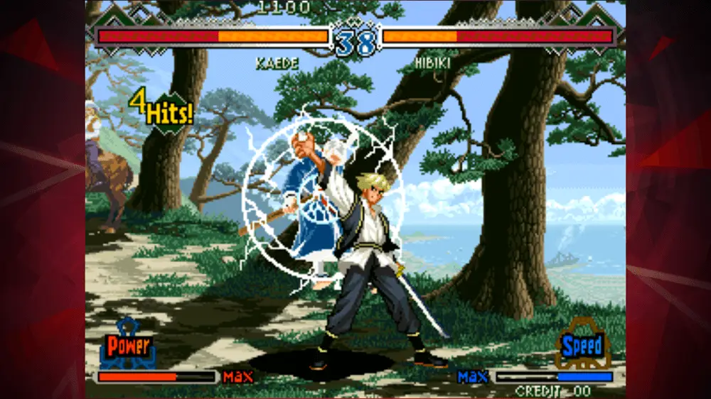 Screenshot of the THE LAST BLADE 2 ACA NEOGEO game